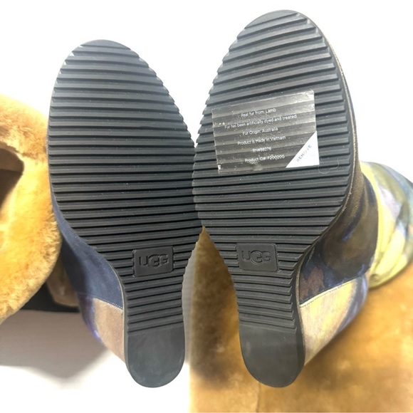 UGG X Claire Tabouret Otk Over The Knee Print Women’s Boots Size 8 - Picture 10 of 10